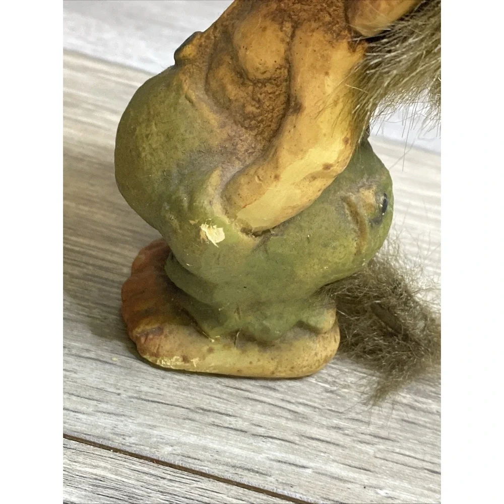 VTG Nyform Troll Boy Hands in Pockets Norwegian Folklore Collectible Brown‎ Hair